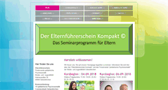 Desktop Screenshot of elternfuehrerschein.com