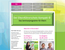 Tablet Screenshot of elternfuehrerschein.com